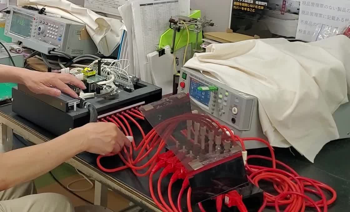 耐圧試験・電気試験共用治具